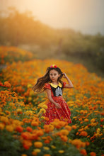 Cargar imagen en el visor de la galería, Vestido Milagritos/Rojo Mod 1946