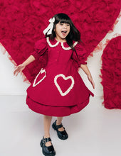 Load image in gallery viewer, Vestido Corazón/Rojo Mod 1949