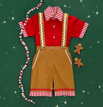 Cargar imagen en el visor de la galería, Camisa y Short Gingerbread Cookie