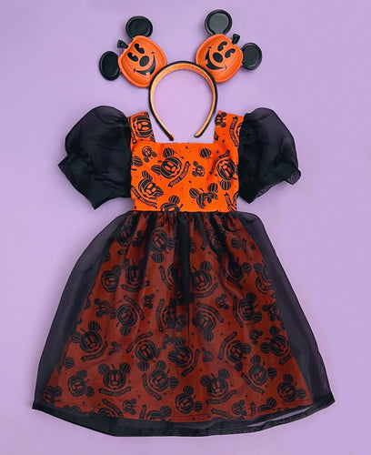 Vestido Mickey/Calabaza Mod 1984