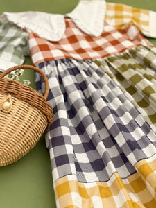 Vestido Gingham Mod 1966