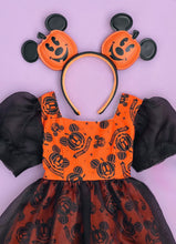 Cargar imagen en el visor de la galería, Vestido Mickey/Calabaza Mod 1984