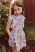 Cargar imagen en el visor de la galería, Falda y Crop Top Cuadros Lila/Melon Mod 1957