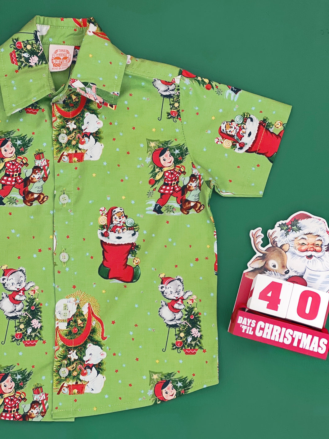 Camisa Retro Christmas