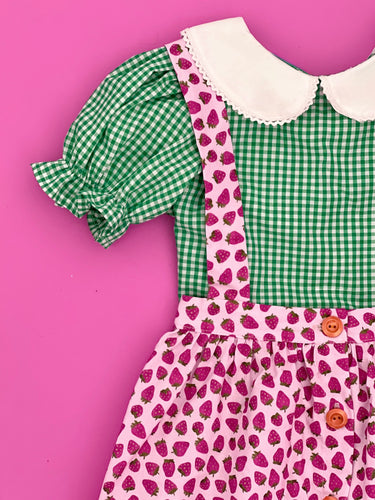 Falda y Blusa Cuadros/FresasMod 1955
