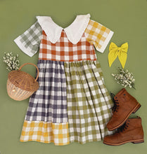 Load image in gallery viewer, Vestido Gingham Mod 1966