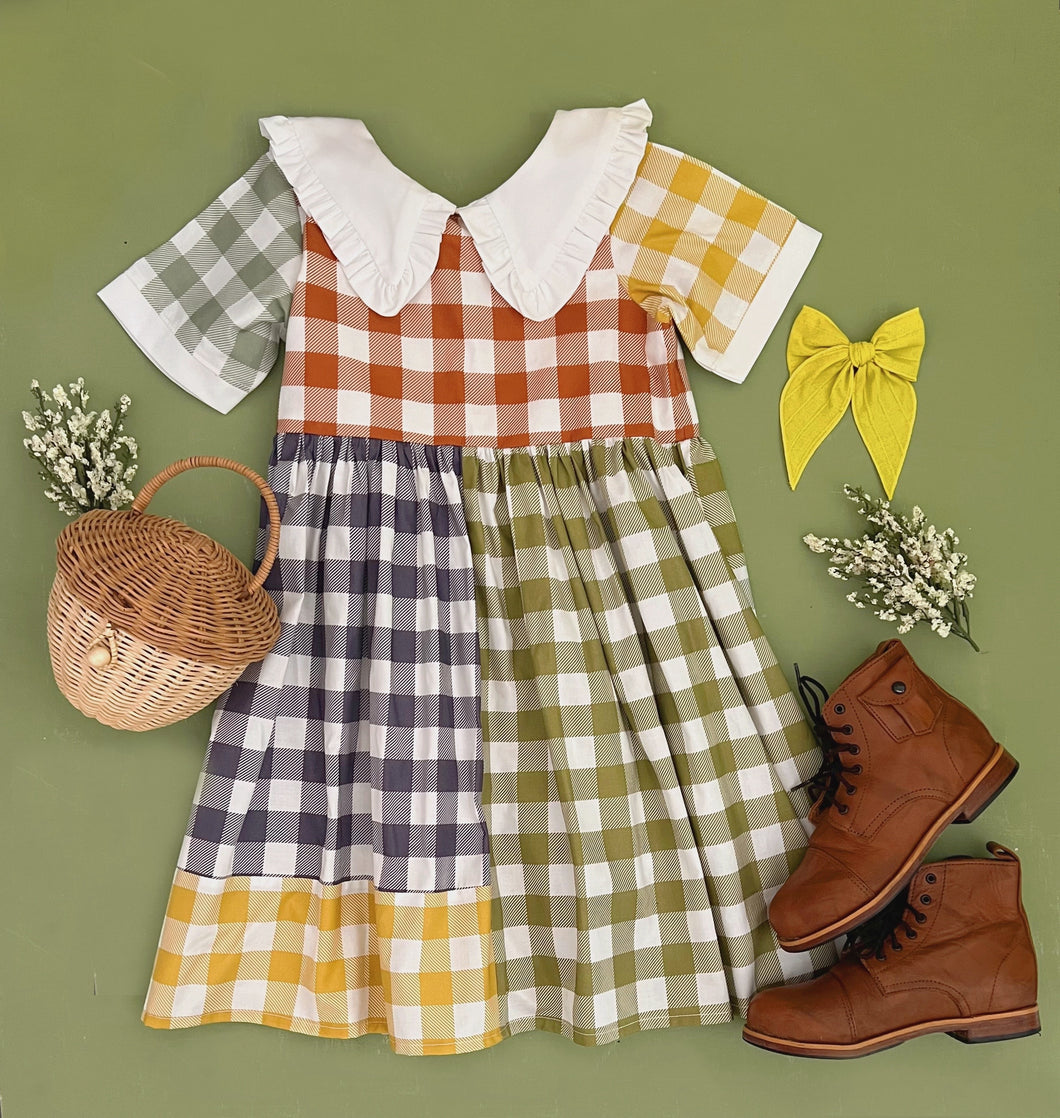 Vestido Gingham Mod 1966