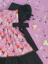 Load image in gallery viewer, Vestido Halloween Rosa Mod 1951