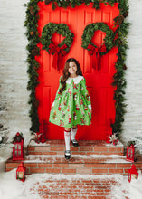 Load image in gallery viewer, Vestido Retro Christmas/Verde Mod 1966