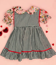 Load image in gallery viewer, Vestido Mod 1950 C/Blusa Vintage Valentine
