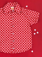 Cargar imagen en el visor de la galería, Camisa Cuadros/Corazones