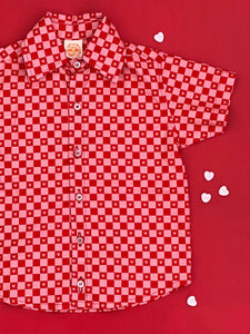 Camisa Cuadros/Corazones