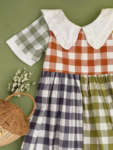 Load image in gallery viewer, Vestido Gingham Mod 1966