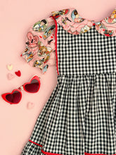 Load image in gallery viewer, Vestido Mod 1950 C/Blusa Vintage Valentine