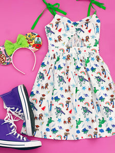 Vestido Cotton ToyStory Mod 1942