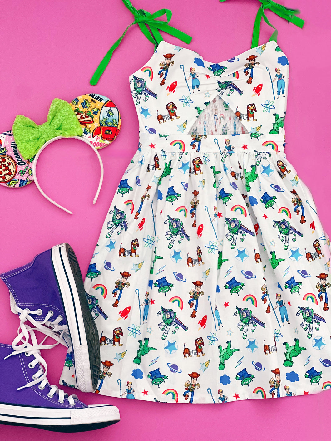 Vestido Cotton ToyStory Mod 1942