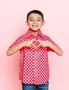 Camisa Cuadros/Corazones