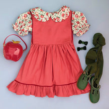 Cargar imagen en el visor de la galería, Vestido Mod 1950 C/Blusa Manzanas