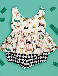 Blusa y Short Circo/Feria Mod 1948