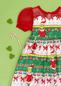 Vestido Grinch Dulces Mod 1952