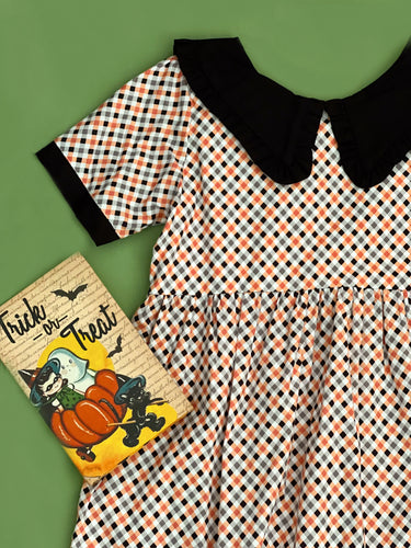 Vestido Rombos/Halloween Mod 1966