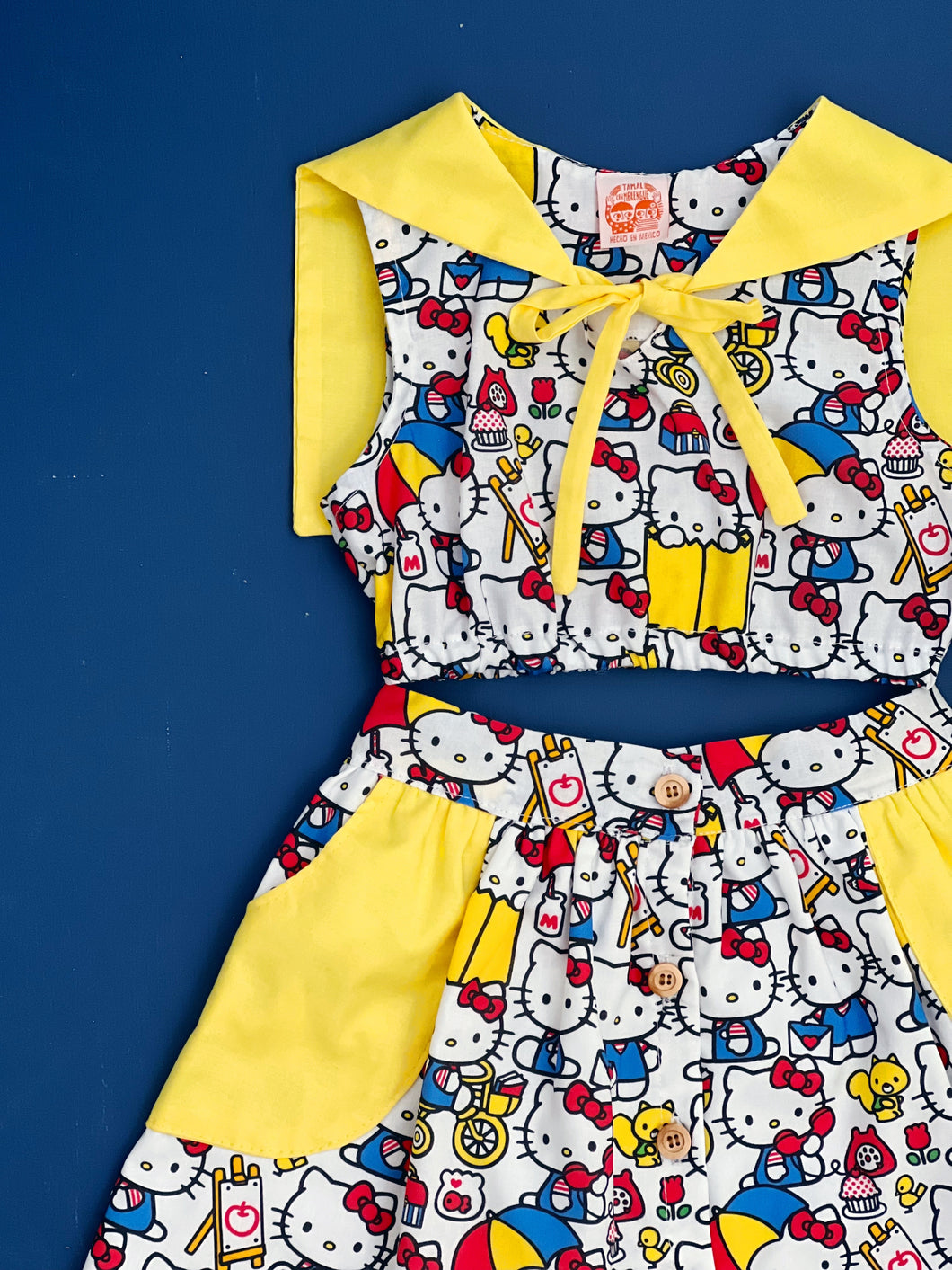 Falda y Crop Top Kitty Mod 1957