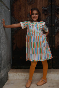 Vestido Rayas Mod 1966