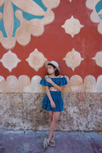 Load image in gallery viewer, Top y Falda Azul Mod 1973