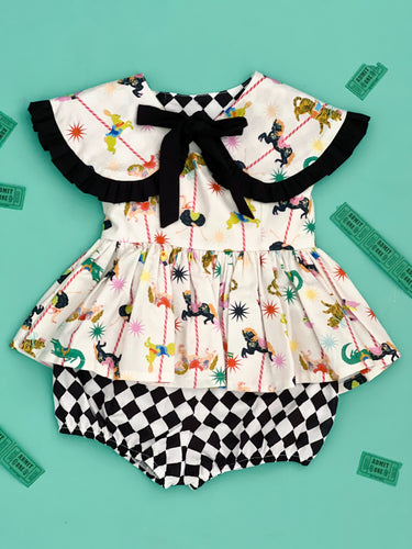 Blusa y Short Circo/Feria Mod 1948