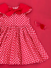 Cargar imagen en el visor de la galería, Vestido Cuadros/Corazones Mod 1953