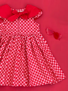 Vestido Cuadros/Corazones Mod 1953