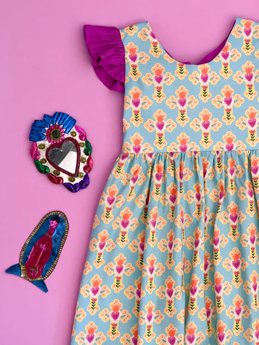 Vestido Cruces Mod 1960