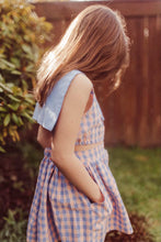 Cargar imagen en el visor de la galería, Falda y Crop Top Cuadros Lila/Melon Mod 1957