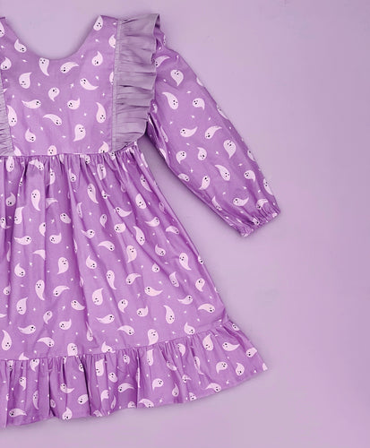 Vestido Fantasmas Lila Mod 1949