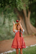 Cargar imagen en el visor de la galería, Vestido Mod 1950 C/Blusa Manzanas