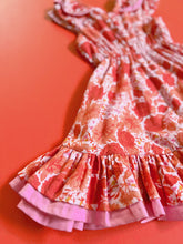 Cargar imagen en el visor de la galería, Vestido Flores Naranja Mod 1962