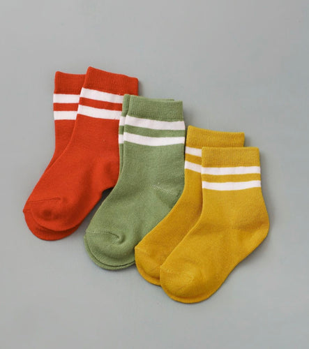 Midi striped socks Set 3