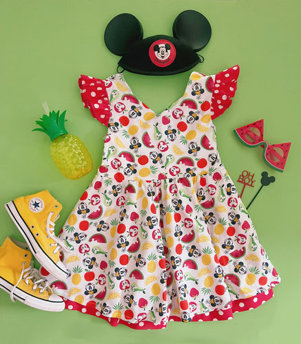 Vestido Mimi/Frutas Modelo 1944