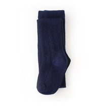 Load image in gallery viewer, Knitted Leggings Color Navy
