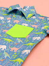Load image in gallery viewer, Dinos/Blue-Green Shirt