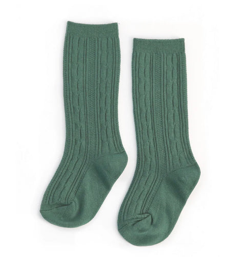 Jade Knit Knee High Socks