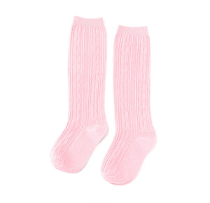 Color Bubble Gum Knit Socks