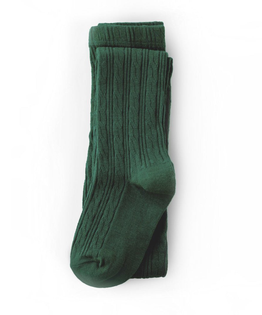 Knitted Leggings Color Forest Green