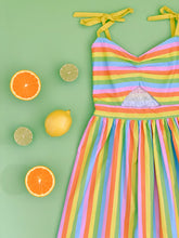 Load image in gallery viewer, Summer Stripes Mod 1942 Dress