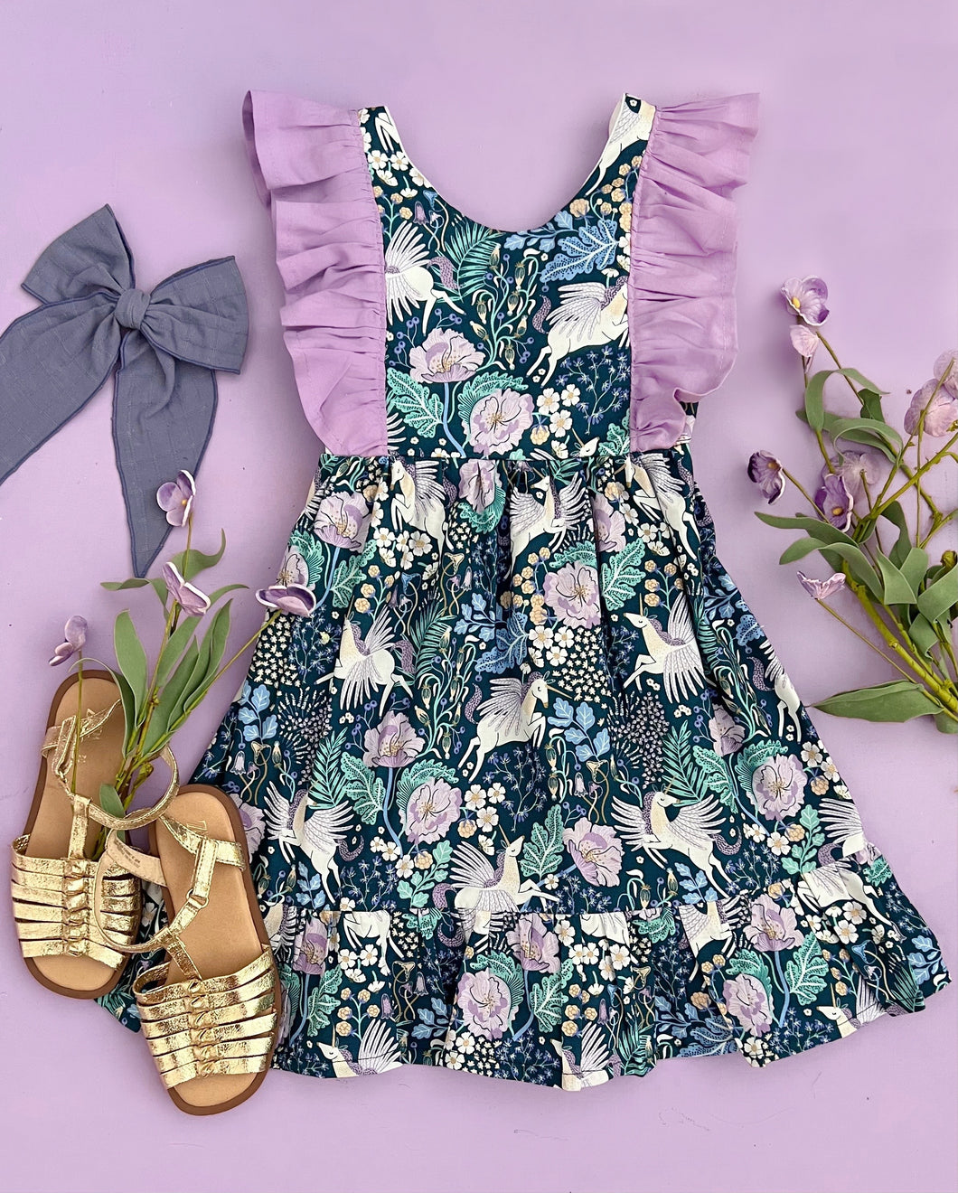 Vestido Unicornios LilaModelo 1949