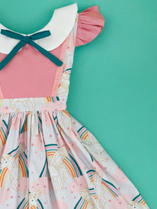 Unicorn/ Rainbow Dress Mod 1946