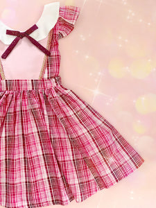 Red Checked Dress Mod 1946
