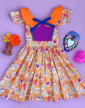 Load image in gallery viewer, Day of the Dead Dress Model 1946