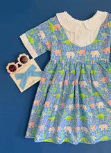 Load image in gallery viewer, Dinos Dress/ Blue-Green Model 1947