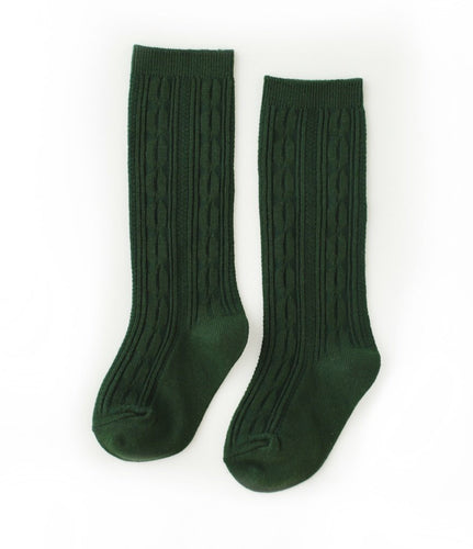 Knit High Socks Color Forest